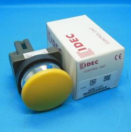 ABN310Y　φ30押しボタンスイッチ(黄)　IDEC　未使用品