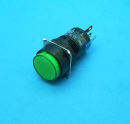 AL6M-A14G　緑・丸形照光押ボタンスイッチ　IDEC　未使用品
