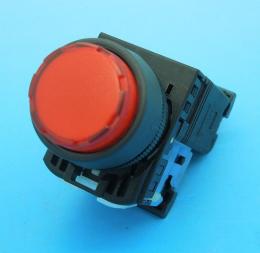 AR22E0L-10H3R　照光押しボタンスイッチ 赤　富士電機　ランクS中古品