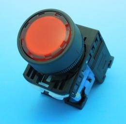 AR22F0L-10M3R　照光押しボタンスイッチ　赤　AC220V 1a　富士電機　ランク未使用品
