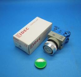 ABW120G　押ボタンスイッチ・緑　IDEC　ランクS中古品