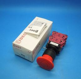 HW1B-V413R　非常停止用押ボタンスイッチ 22φ 1a3b 赤　IDEC　ランクS中古品