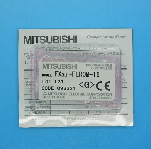 新品 三菱 フラッシュメモリカセット FX3U-FLROM-16-