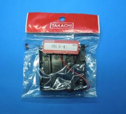 SN3-4　リード線付 電池ホルダー　タカチ電機工業　未使用品