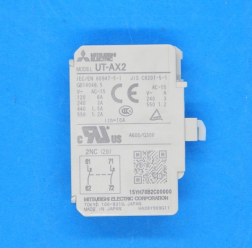 UT-AX2 2b 補助接点ユニット 三菱電機 ランクS中古品 / FA機器 UT-AX2 2b 補助接点ユニット 三菱電機 ランクS中古品 / FA機器