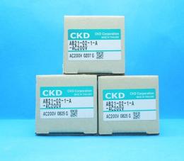 AB21-02-1-A-AC200V (3PCS)　マルチレックスバルブ　CKD　未使用品