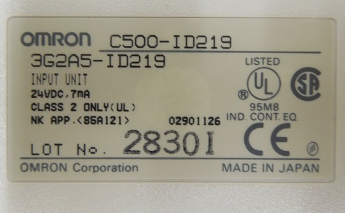 FA機器・制御機器の買取、販売はワイデンへ / C500-ID219 64点入力 