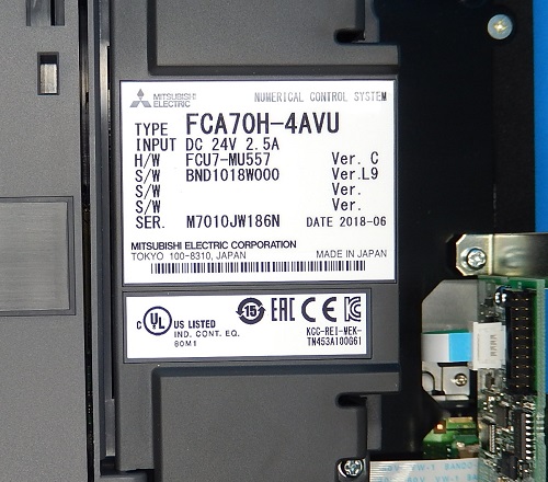 FA機器・制御機器の買取、販売はワイデンへ / FCA70H-4AVU 数値制御