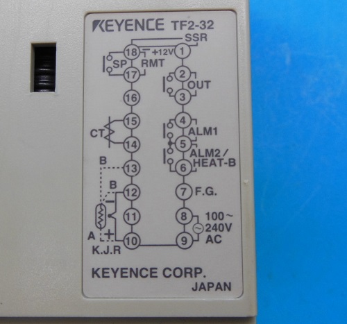 FA機器・制御機器の買取、販売はワイデンへ / TF2-32 温度調節器 キーエンス ランクA中古品