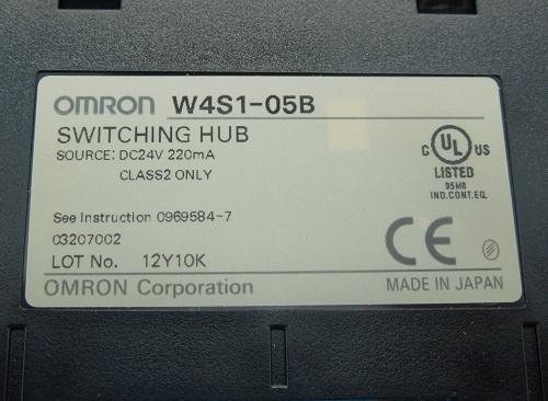 W4S1-05B スイッチングハブ オムロン 未使用品 / FA機器・制御 W4S1-05B スイッチングハブ オムロン 未使用品 / FA機器・制御