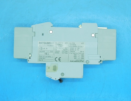 NF50-SMU 1P5A 箱無し中古品 NF50-SMU 1P15A ノーヒューズ遮断器 三菱電機 ランクS中古品 ⁄ FA機器
