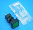 HA4L-M1C14G　緑・16Φ照光角型押ボタンスイッチ　IDEC　未使用品
