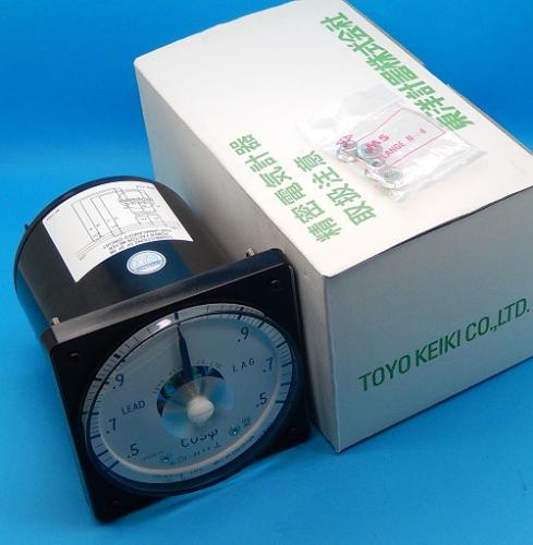 UuVF-11M 110V 5A 60Hz 三相不平衡力率計 東洋計器 未使用品 UuVF-11M 110V 5A 60Hz 三相不平衡力率計 東洋計器 未使用品
