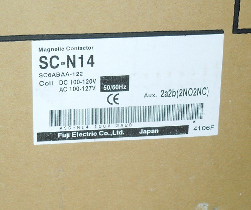 SC-N14 電磁接触器 2a2b コイル AC/DC100-120V 富士電機 ランク