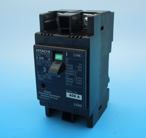 S-30E 2P3A 配線用遮断器 日立 ランク未使用品 / FA機器・制御機器の 