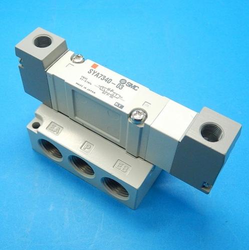 機械制御盤 三菱PLC、タッチパネル SMCマニホールドバルブ
