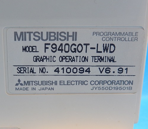 F940GOT-LWD GOT表示器 三菱電機 ランクB中古品 / FA機器・制御 F940GOT-LWD GOT表示器 三菱電機 ランクB中古品 / FA機器・制御