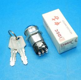 KH3C-20B　小形鍵付スイッチ　IDEC　ランクA中古品